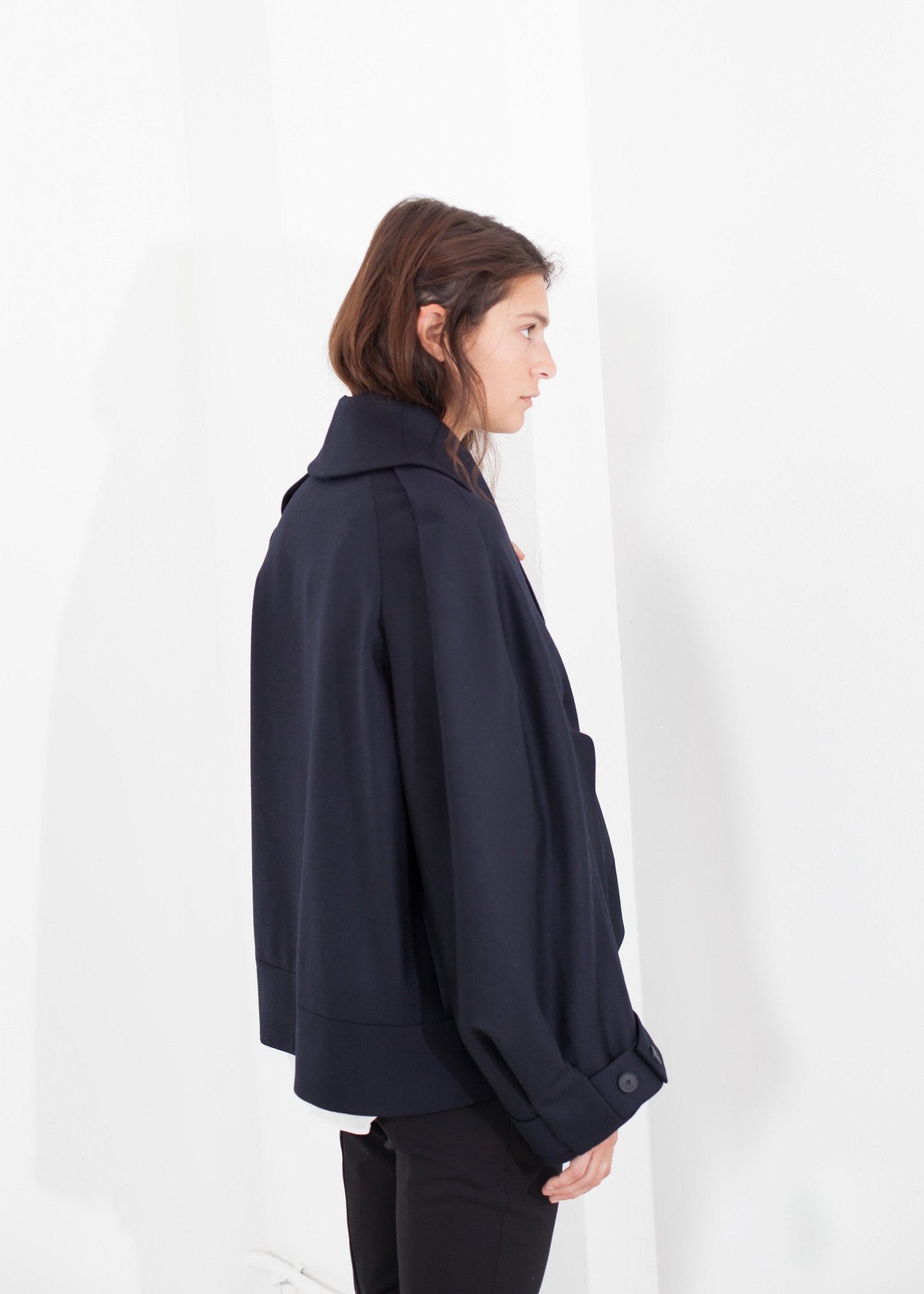 Wool Cocoon Jacket - formtest11