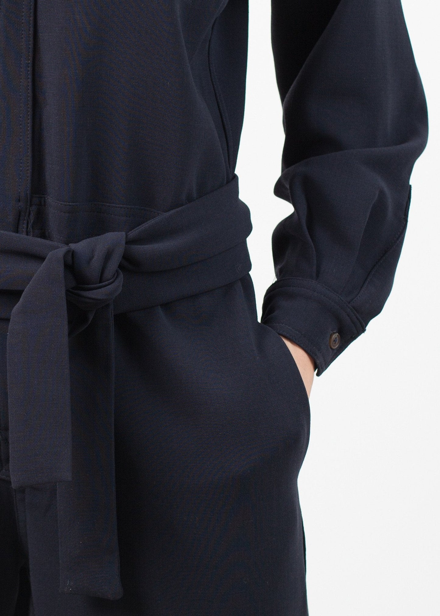 Worker Jumpsuit in Navy - formtest11