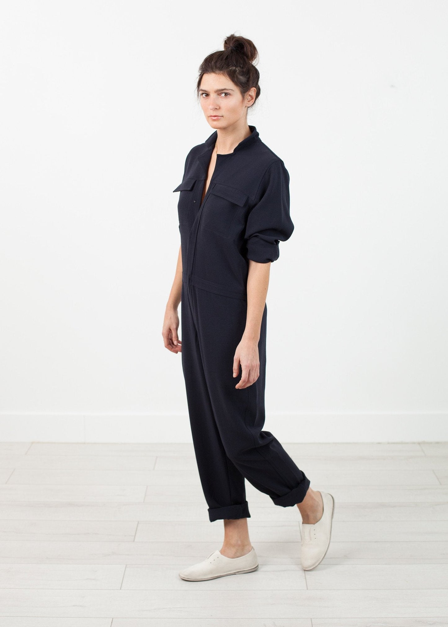 Worker Jumpsuit in Navy - formtest11