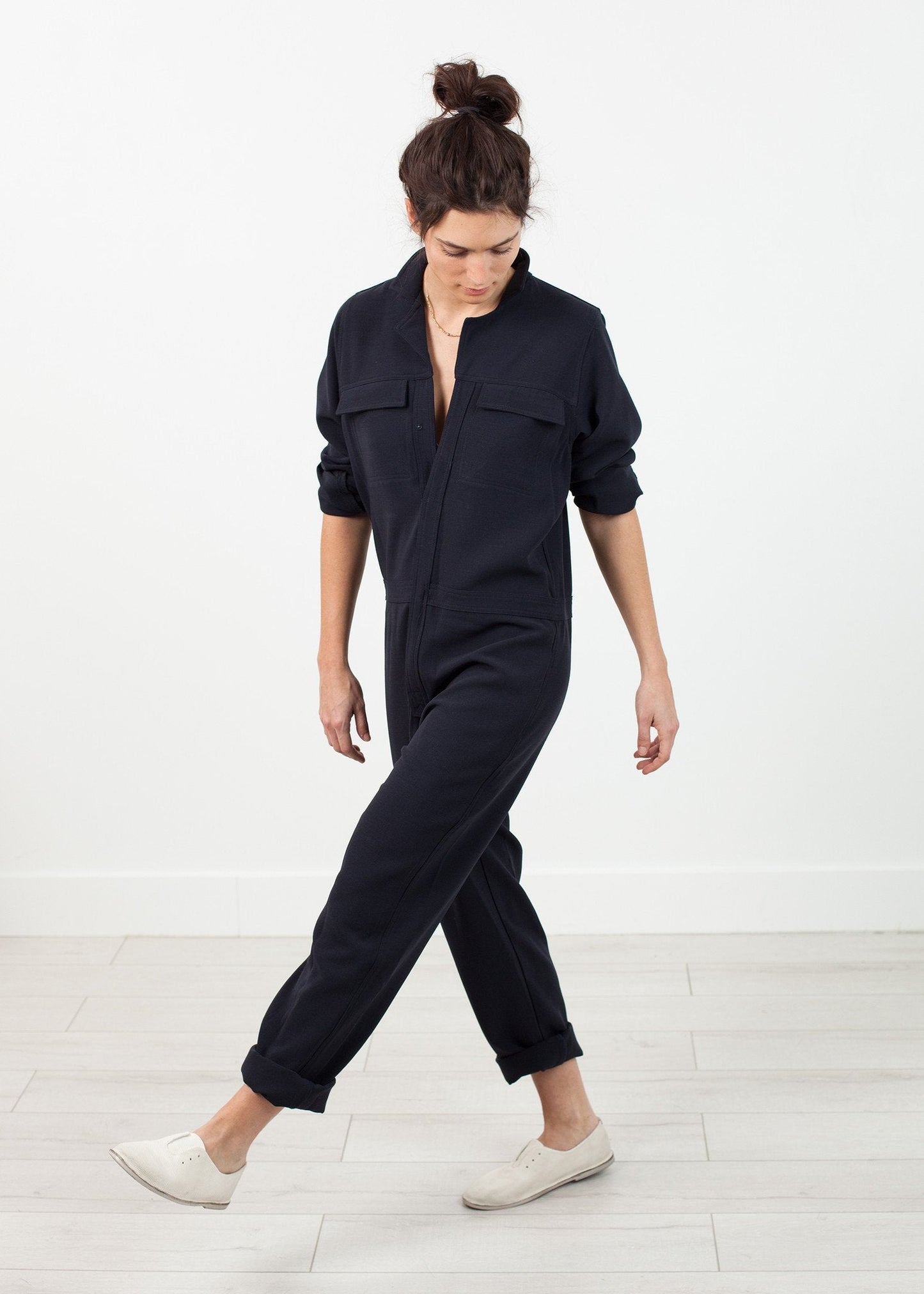 Worker Jumpsuit in Navy - formtest11