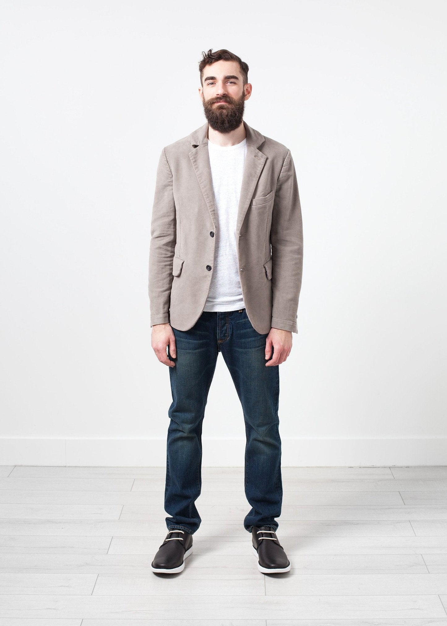 Zepo Brushed Cotton Blazer - formtest11