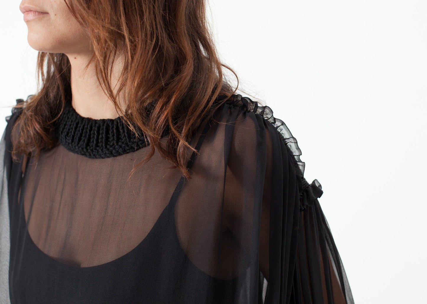 Pull en soie Poet noir