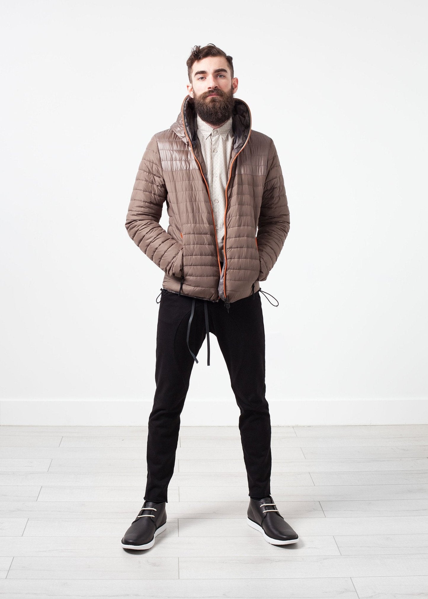 Peone Jacket in Khaki - formtest11