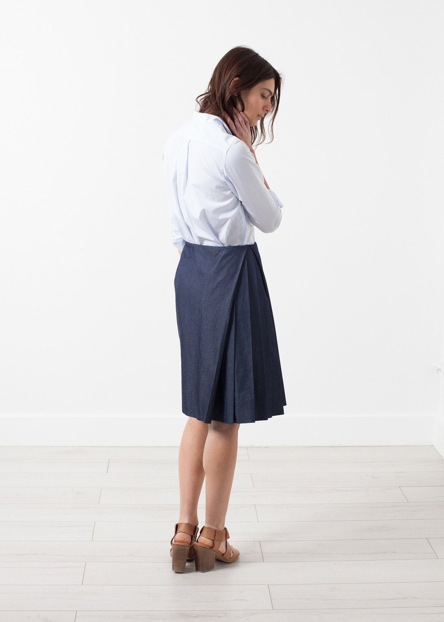 Side Pleat Skirt - formtest11