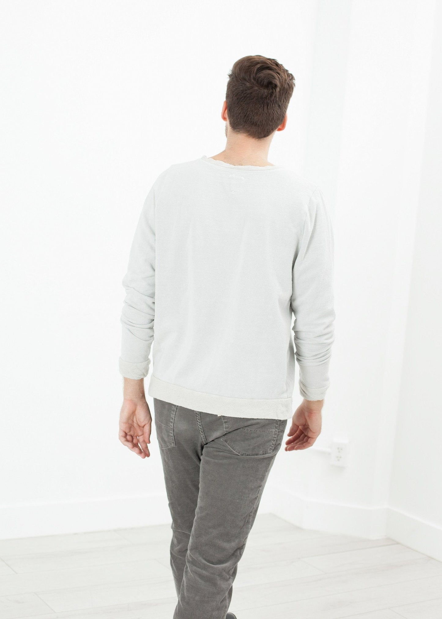 Vintage Sweatshirt in Light Grey - formtest11