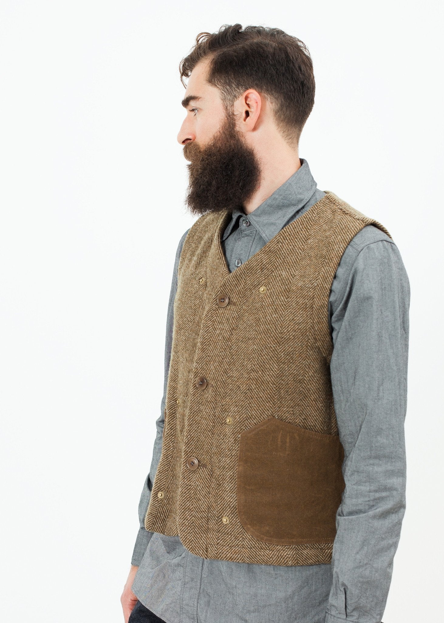 Work Vest in Tan - formtest11