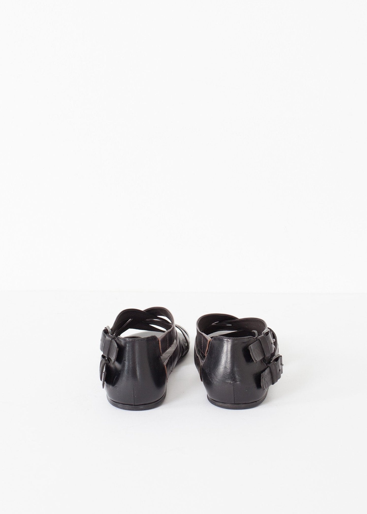 Wrap Sandal in Black/Steel - formtest11