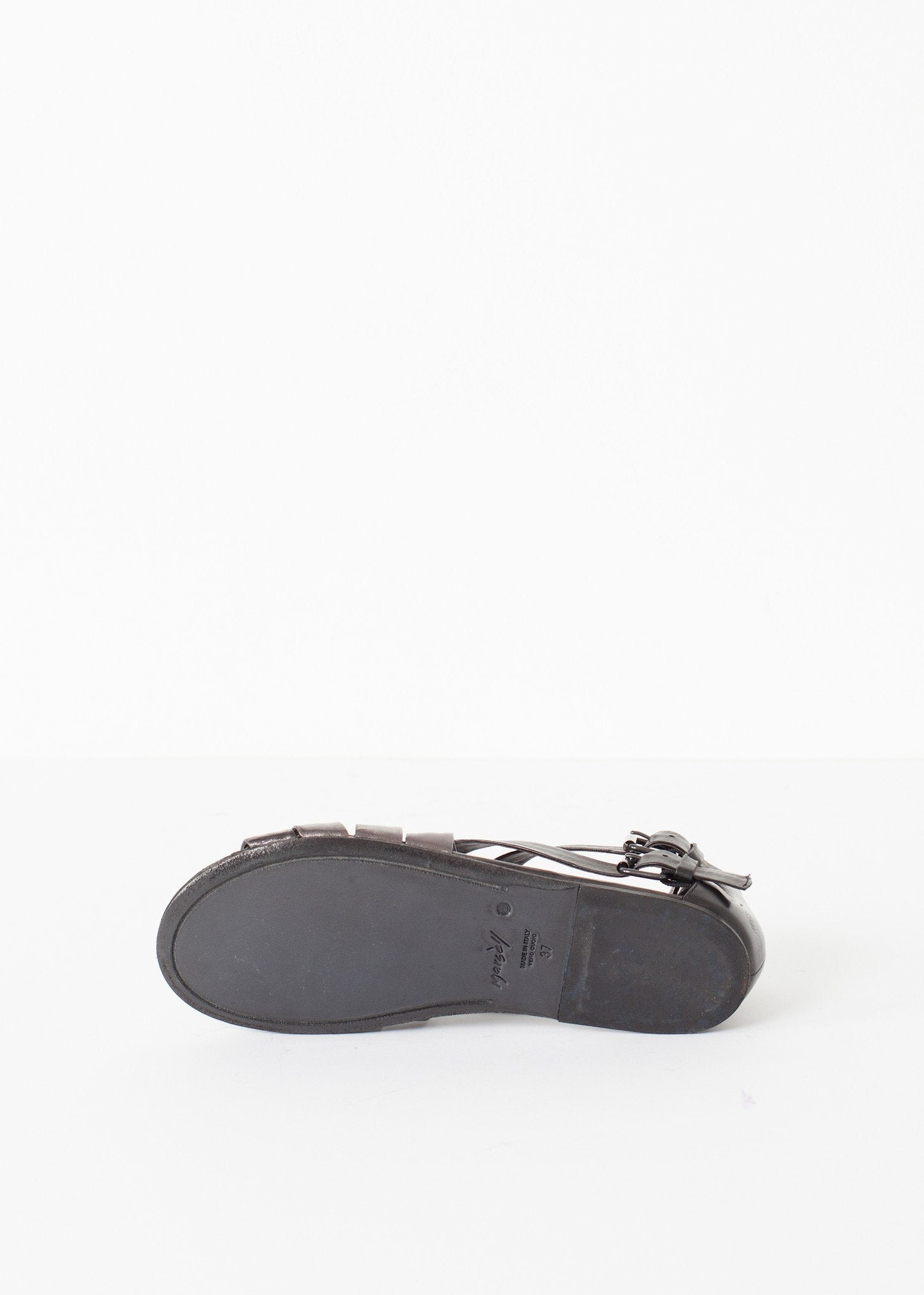 Wrap Sandal in Black/Steel - formtest11