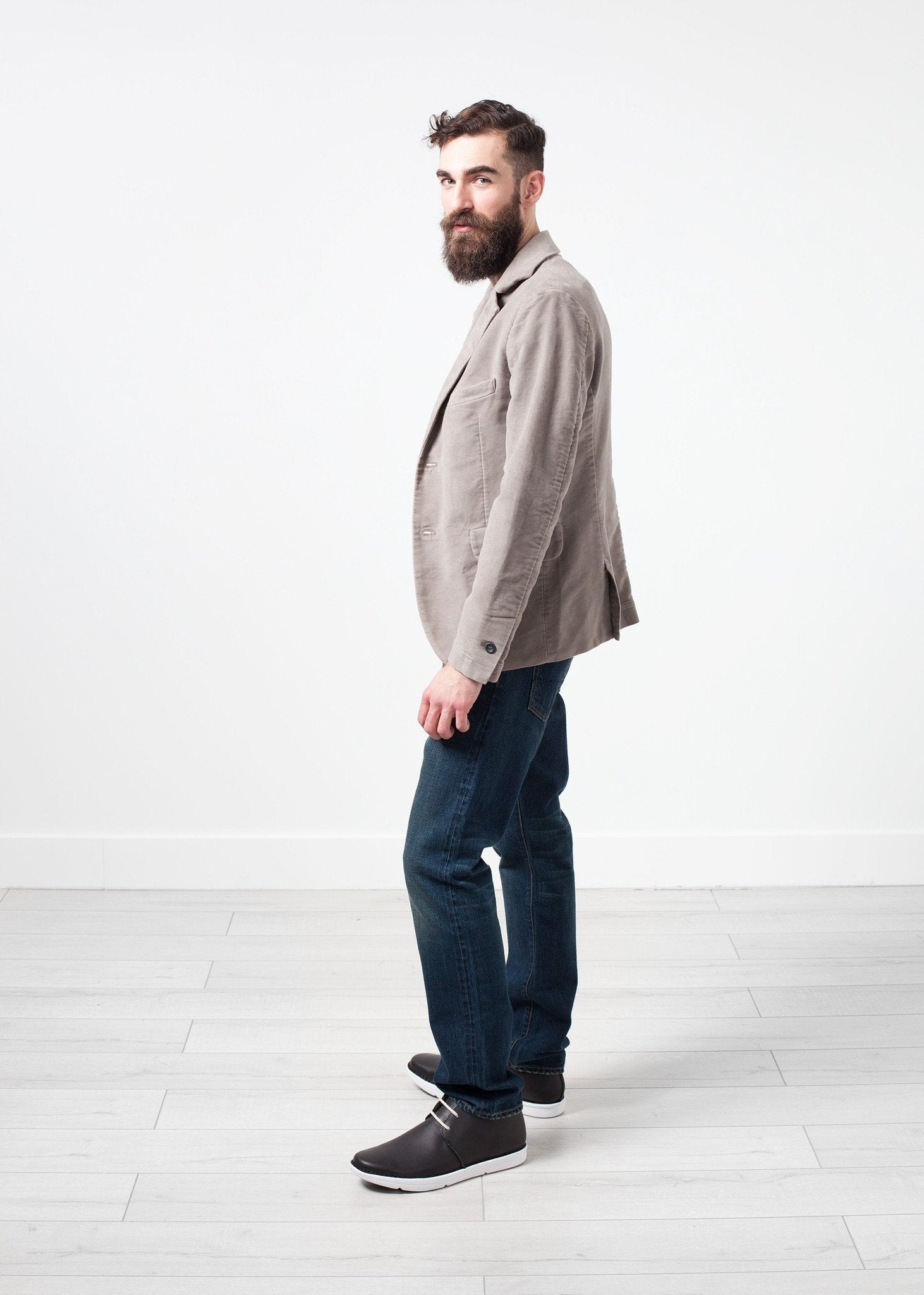 Zepo Brushed Cotton Blazer - formtest11