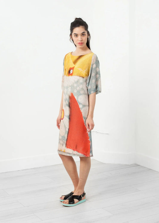 3/4 Sleeve Kimono Dress1 - formtest11