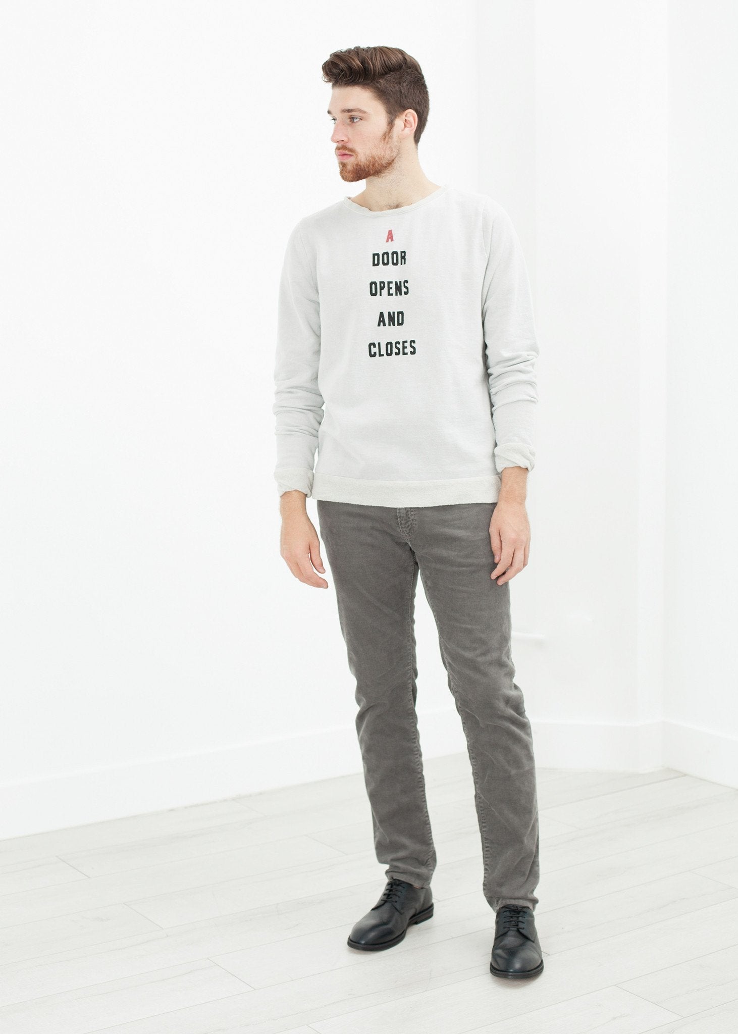 Vintage Sweatshirt in Light Grey - formtest11
