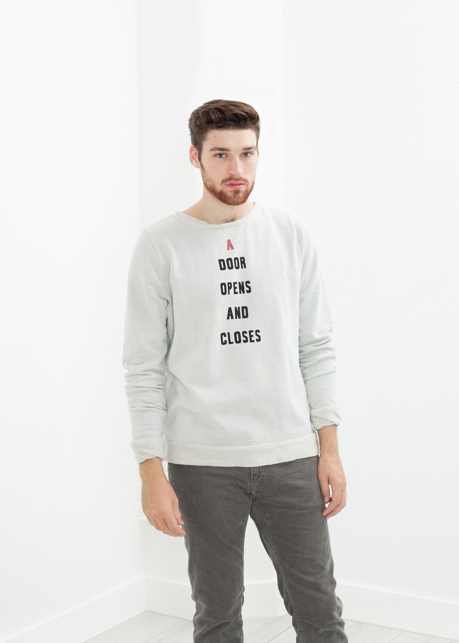 Vintage Sweatshirt in Light Grey - formtest11